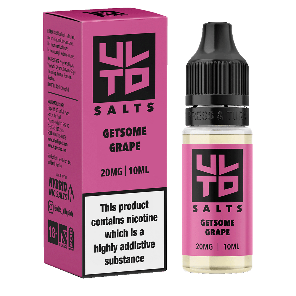 ULTD Getsome Grape Nic Salt - 10ml 20mg