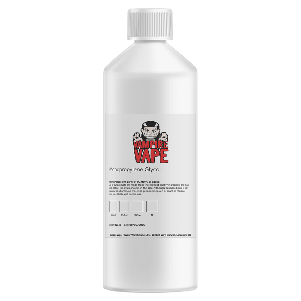 DIY Base 100% PG by Vampire Vape - 500ml Vape Shop DIY Base 100% PG by Vampire Vape - 500ml Vape Shop