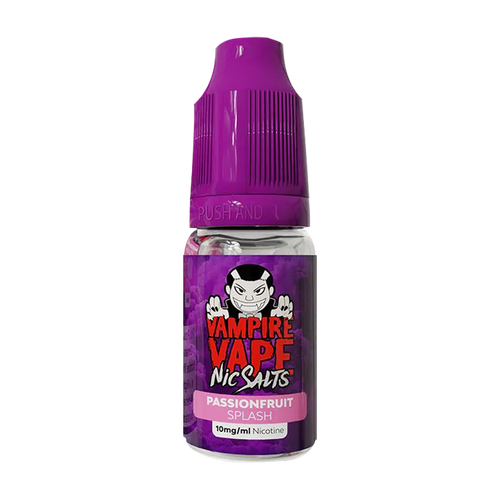 vampire vape passionfruit splash nic salts