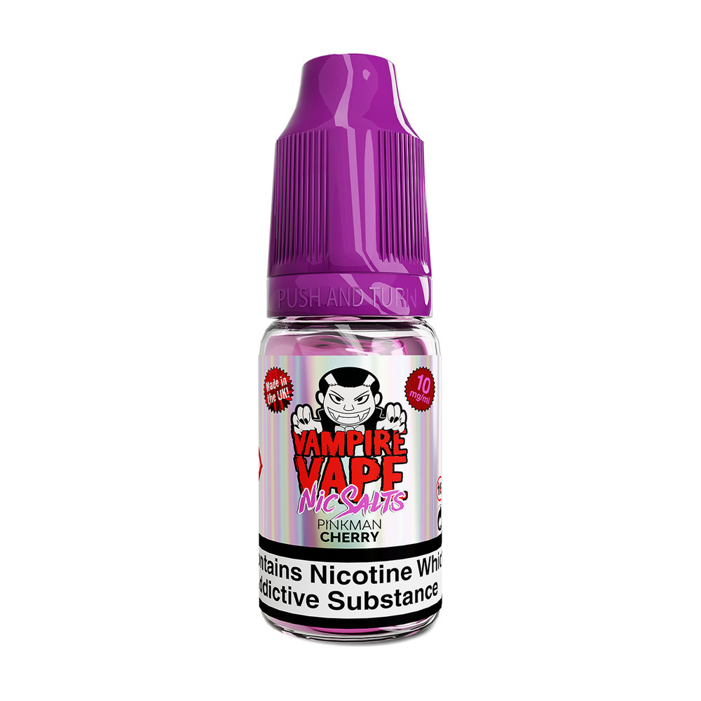 Pinkman Cherry Nic Salt by Vampire Vape 10ml 10mg