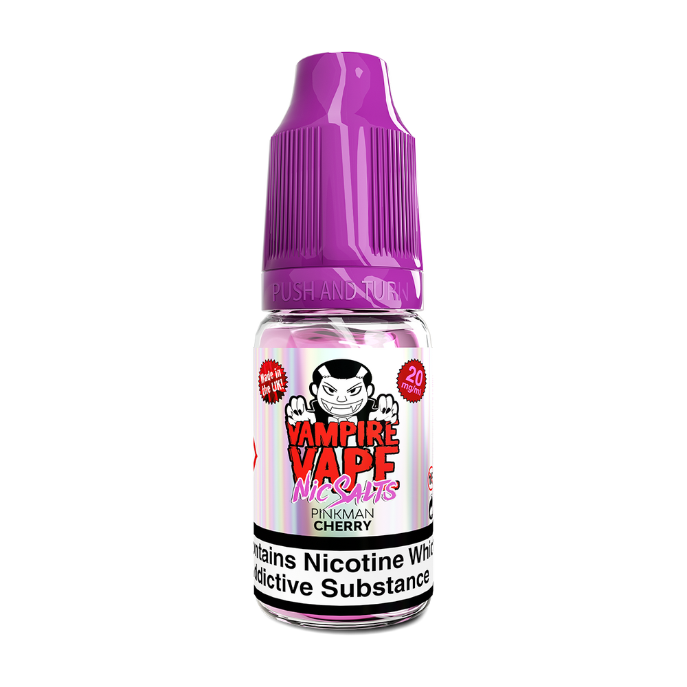 Pinkman Cherry Nic Salt by Vampire Vape 10ml 20mg