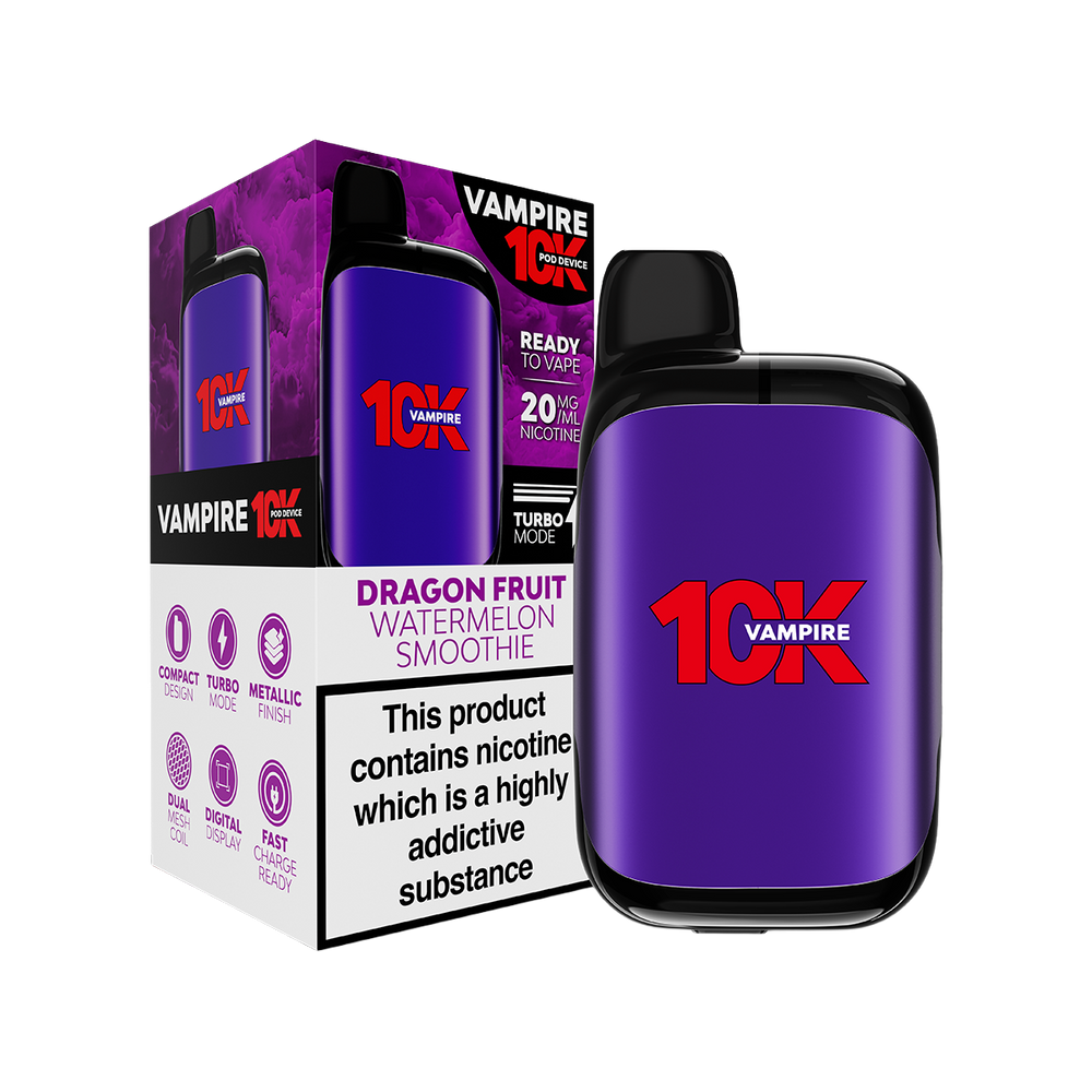 Vampire Vape 10K Kit - Dragon Fruit Watermelon Smoothie