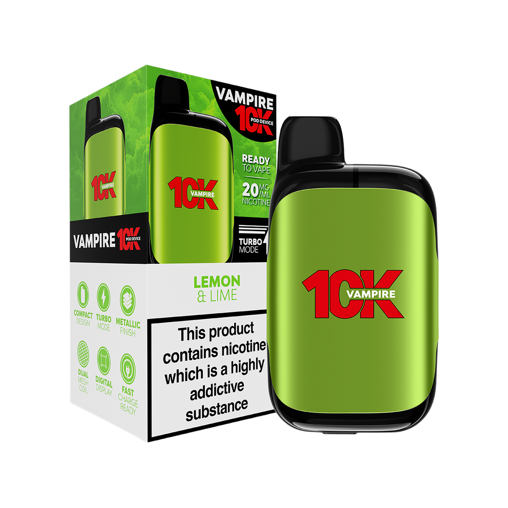 Vampire Vape 10K Kit - Lemon & Lime