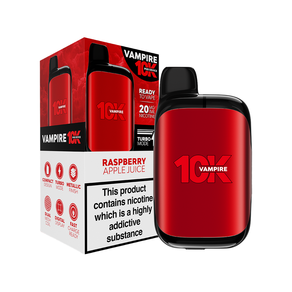 Vampire Vape 10K Kit - Raspberry Apple Juice