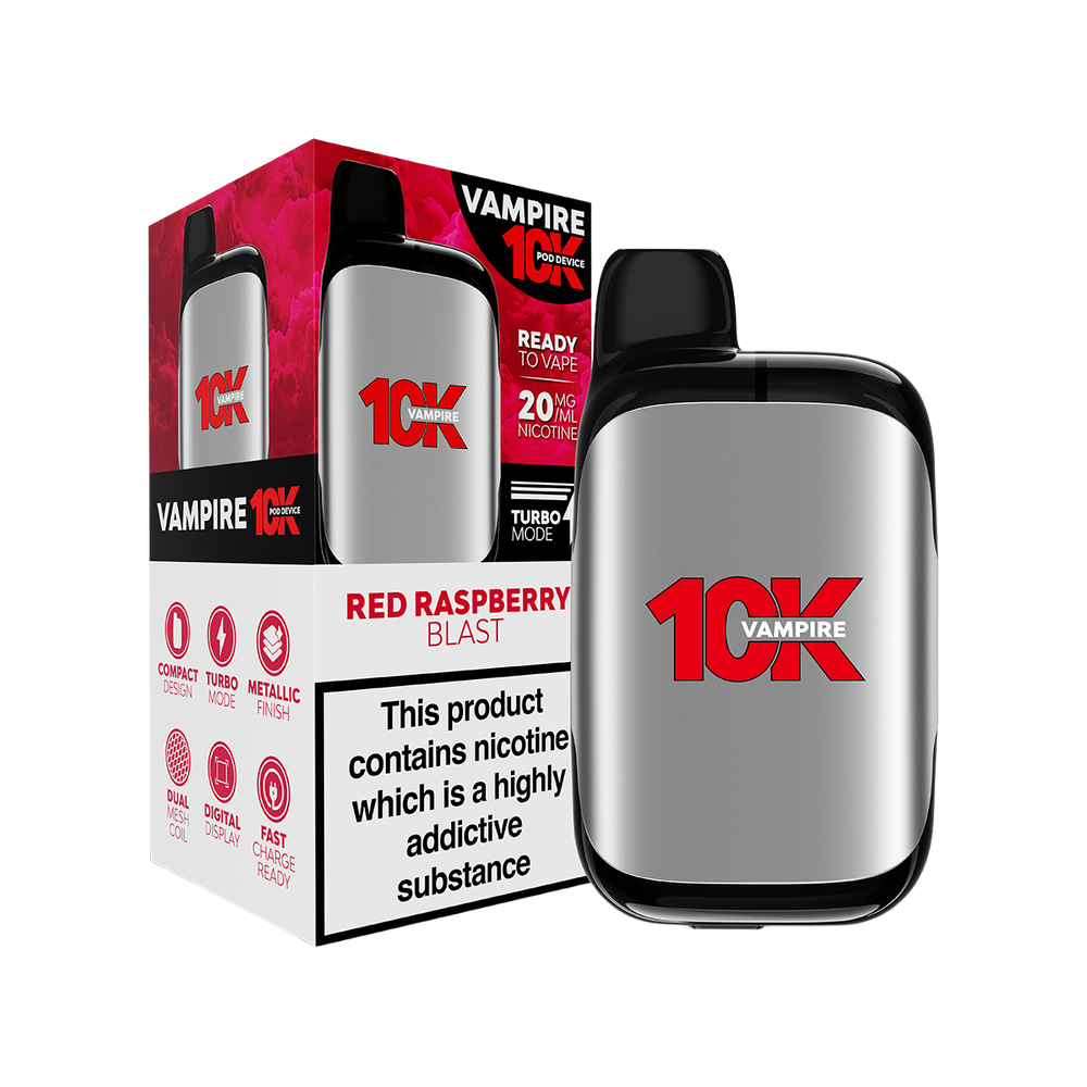 Vampire Vape 10K Kit - Red Raspberry Blast