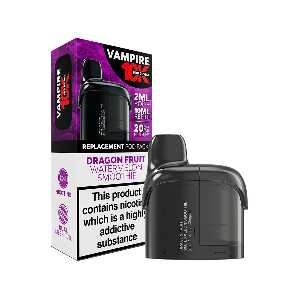 Vampire Vape 10K Refill Pack - Dragon Fruit Watermelon Smoothie