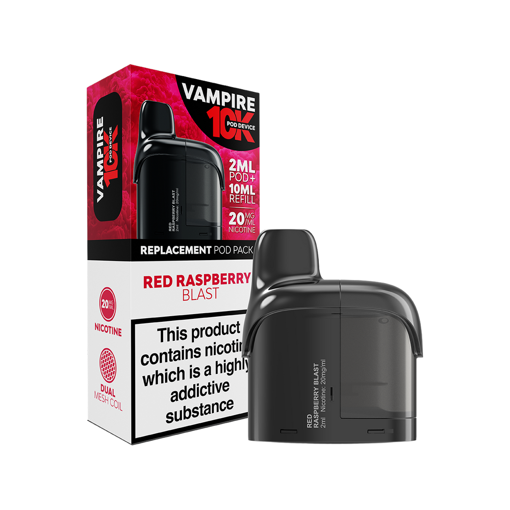 Vampire Vape 10K Refill Pack - Red Raspberry Blast