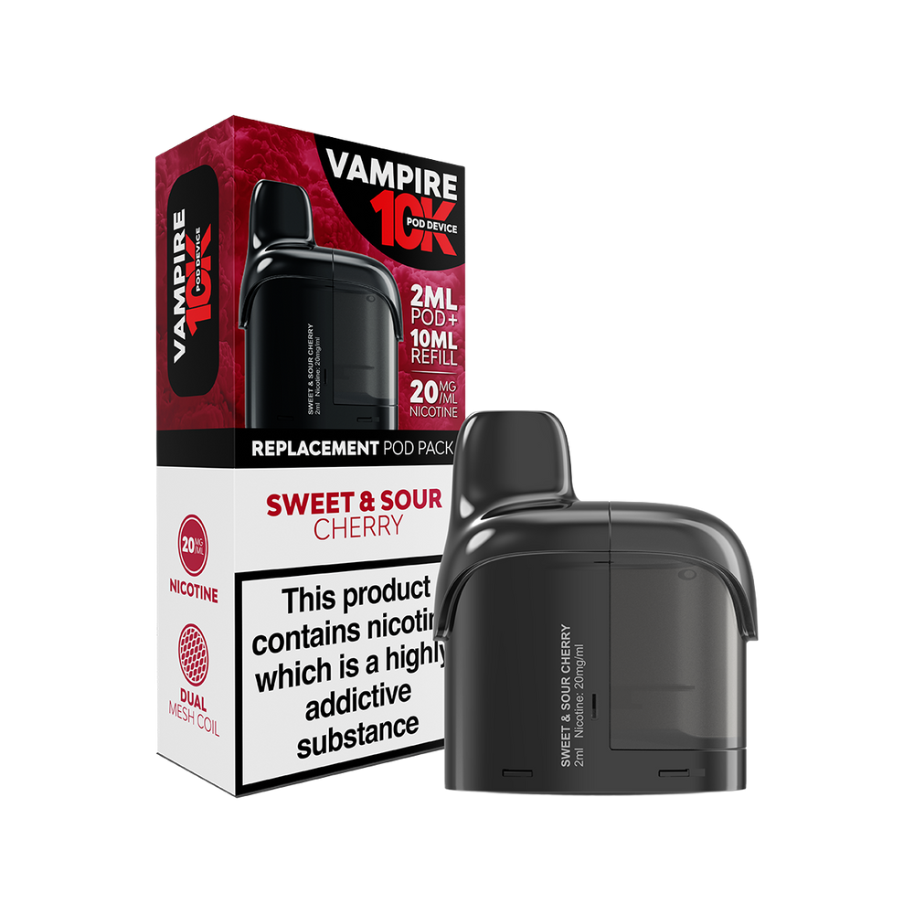 Vampire Vape 10K Refill Pack - Sweet & Sour Cherry