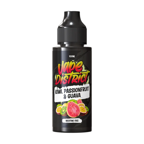 vape district kiwi passionfruit guava 100ml shortfill
