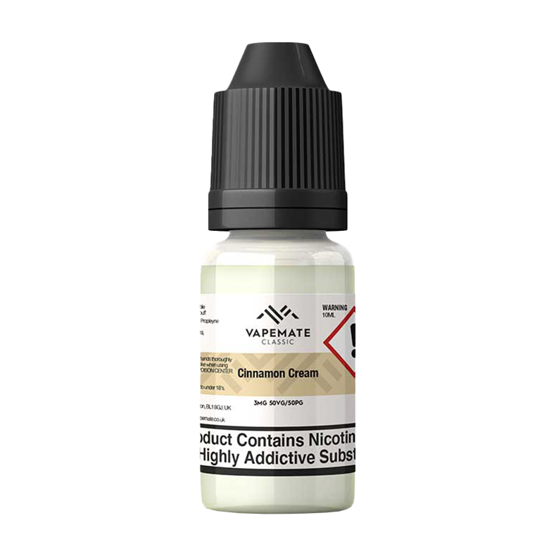 Vapemate Classic Cinnamon Cream 10ml Vape Shop Vapemate Classic Cinnamon Cream 10ml Vape Shop