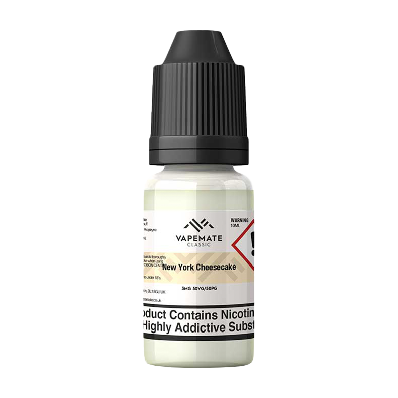 Vapemate Classic New York Cheesecake 10ml – Vape Shop