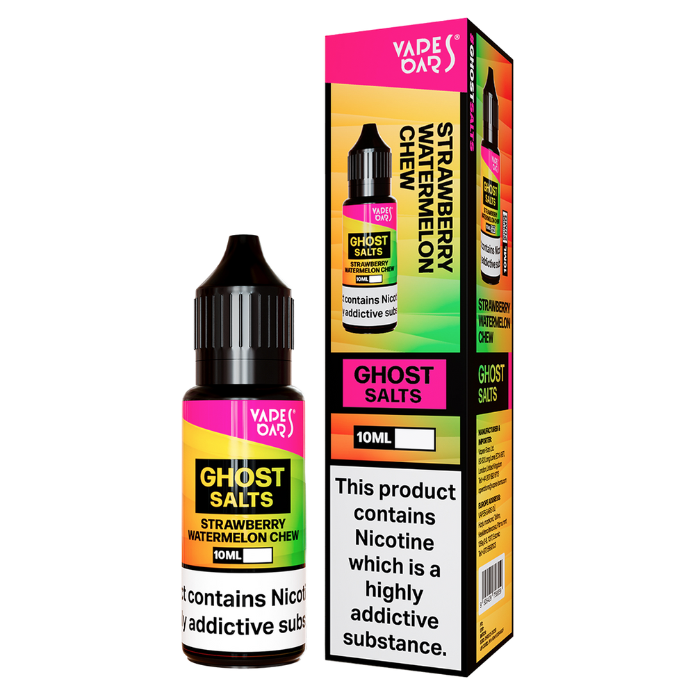 Strawberry Watermelon Chew Ghost Salts by Vapes Bars 10ml