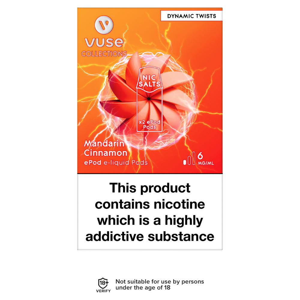 Vuse ePod 2 Pods vPro Mandarin Cinnamon | Vape Shop Vuse ePod 2 Pods vPro Mandarin Cinnamon | Vape Shop