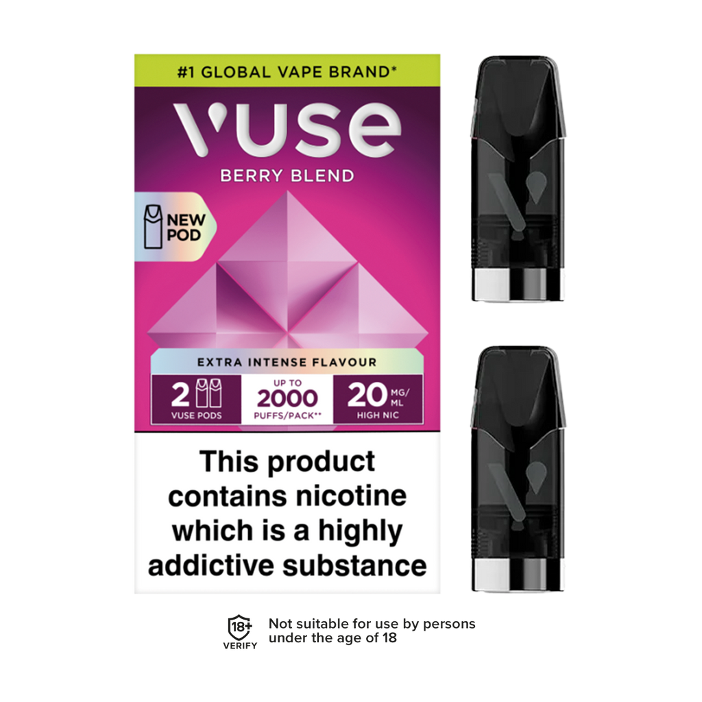 does bp sell vuse pods Berry Blend Pro | 3 For £15 Strength:20MG Vuse Disposables Flum Float 5% Nicotine