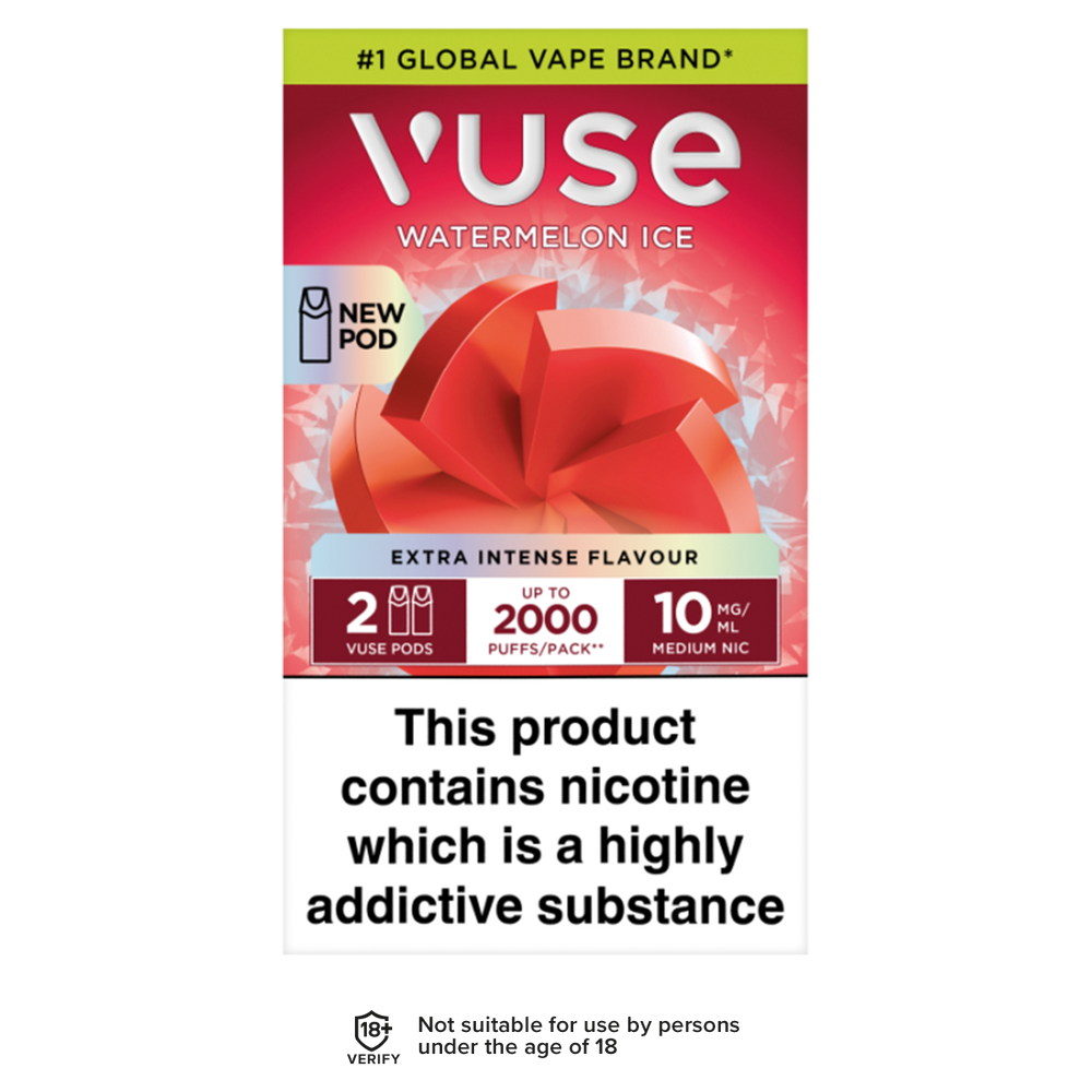 Watermelon Ice Vuse Pro Pods | 3 For £15