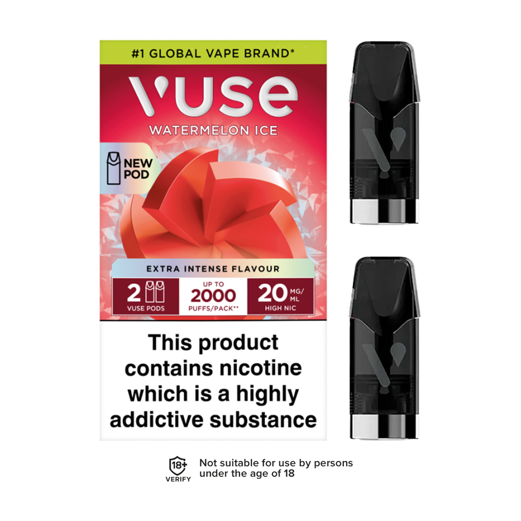 vuse watermelon pods Ice Pro | 3 For £15 Rush Smoke And Vape 510 battery 2 18650  Battery:No