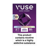 Dark Cherry Vuse Pro Pods | 3 For 15 | Up To 2000 Puffs  Vape Shop