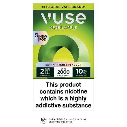 Green Apple Vuse Pro Pods 10mg