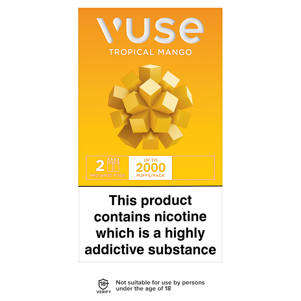 Vuse Pro Pods vPro Tropical Mango | Tropical E-Liquid Vape Shop Vuse Pro Pods vPro Tropical Mango | Tropical E-Liquid Vape Shop