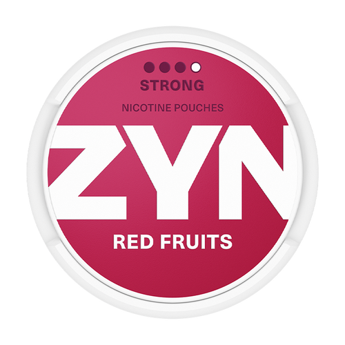 zyn nicotine pouches red fruits strong 9.5mg