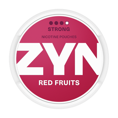 zyn nicotine pouches red fruits strong 9.5mg