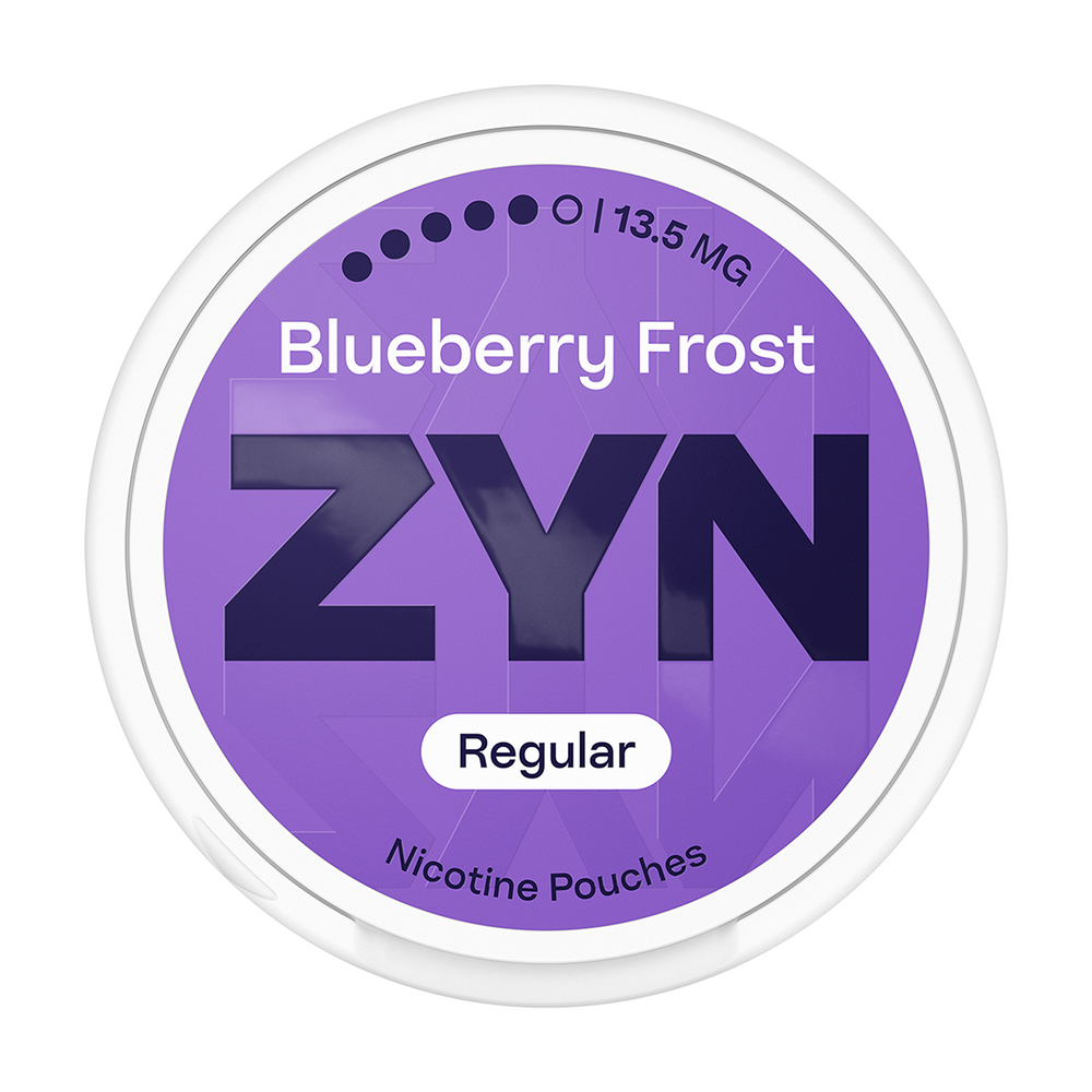 zyn nicotine pouches blueberry frost 13 5mg