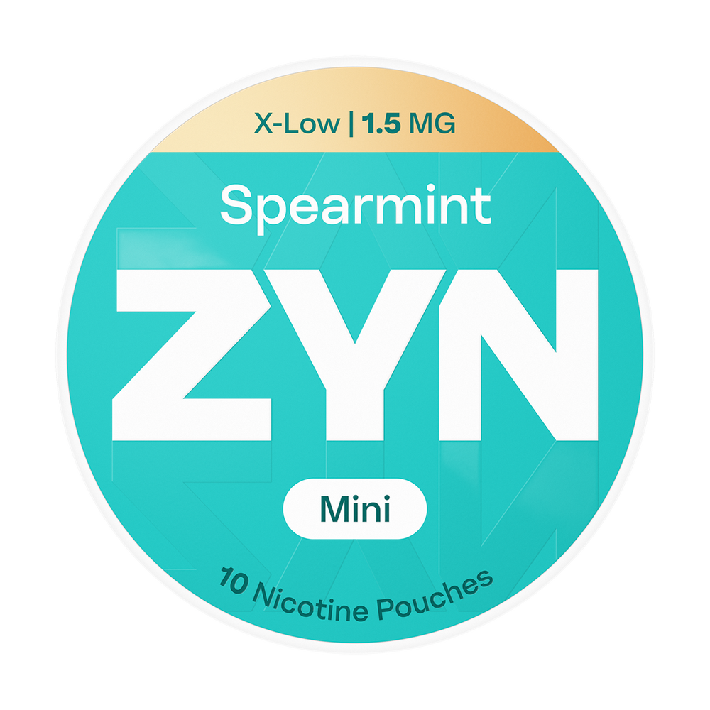 zyn nicotine pouches spearmint mini 1.5mg