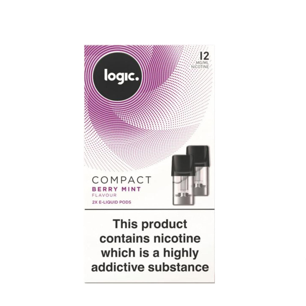 Logic Compact Device Pods (Pack of 2) - Berry Mint 12mg