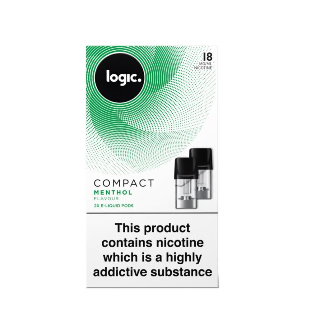 Logic Compact Device Pods (Pack of 2) - Menthol 18mg