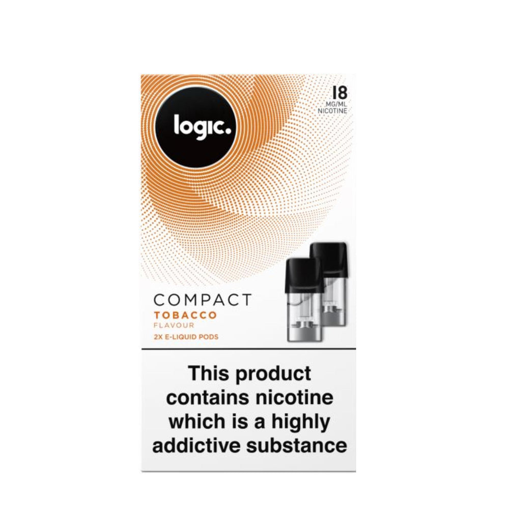 Logic Compact Device Pods (Pack of 2) - Tobacco 18mg