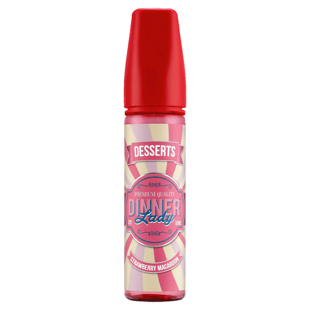 Dinner Lady - Strawberry Macaroon - 50ml 0mg