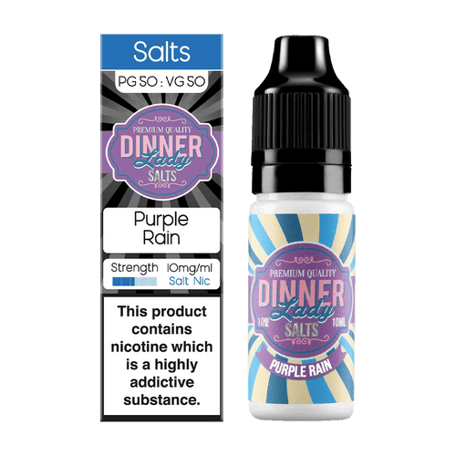Purple Rain Nic Salt by Dinner Lady 10ml 10mg