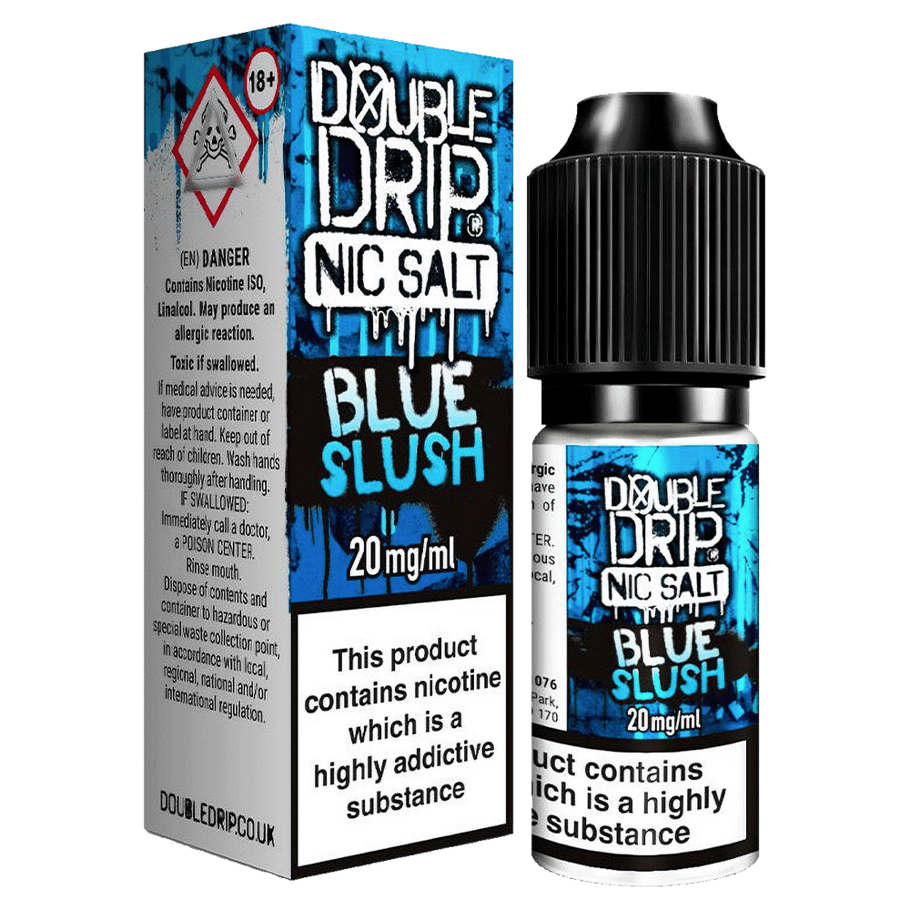 Blue Slush Nic Salt by Double Drip 10ml