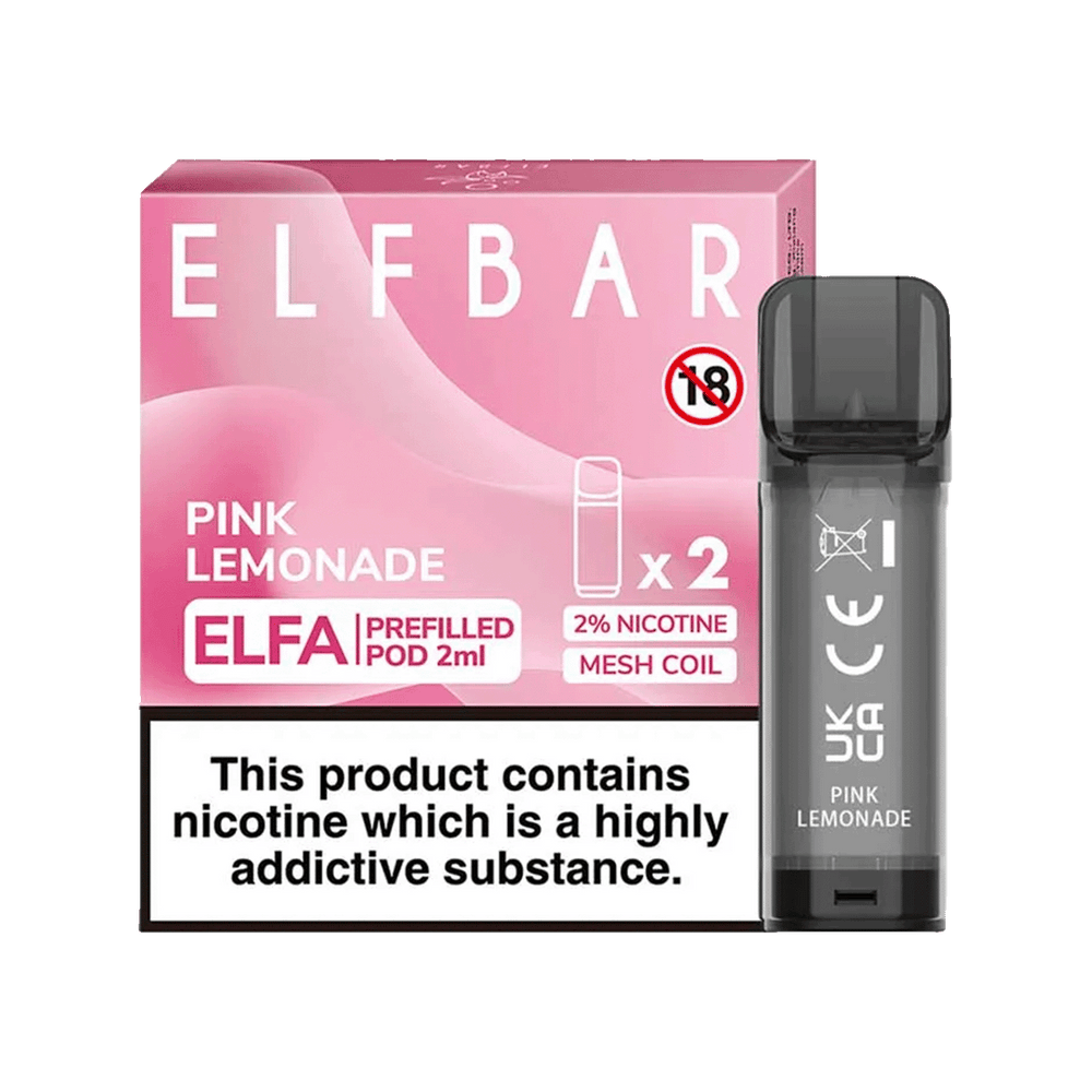 Pink Lemonade Elf Bar Elfa Pods (Pack of 2)