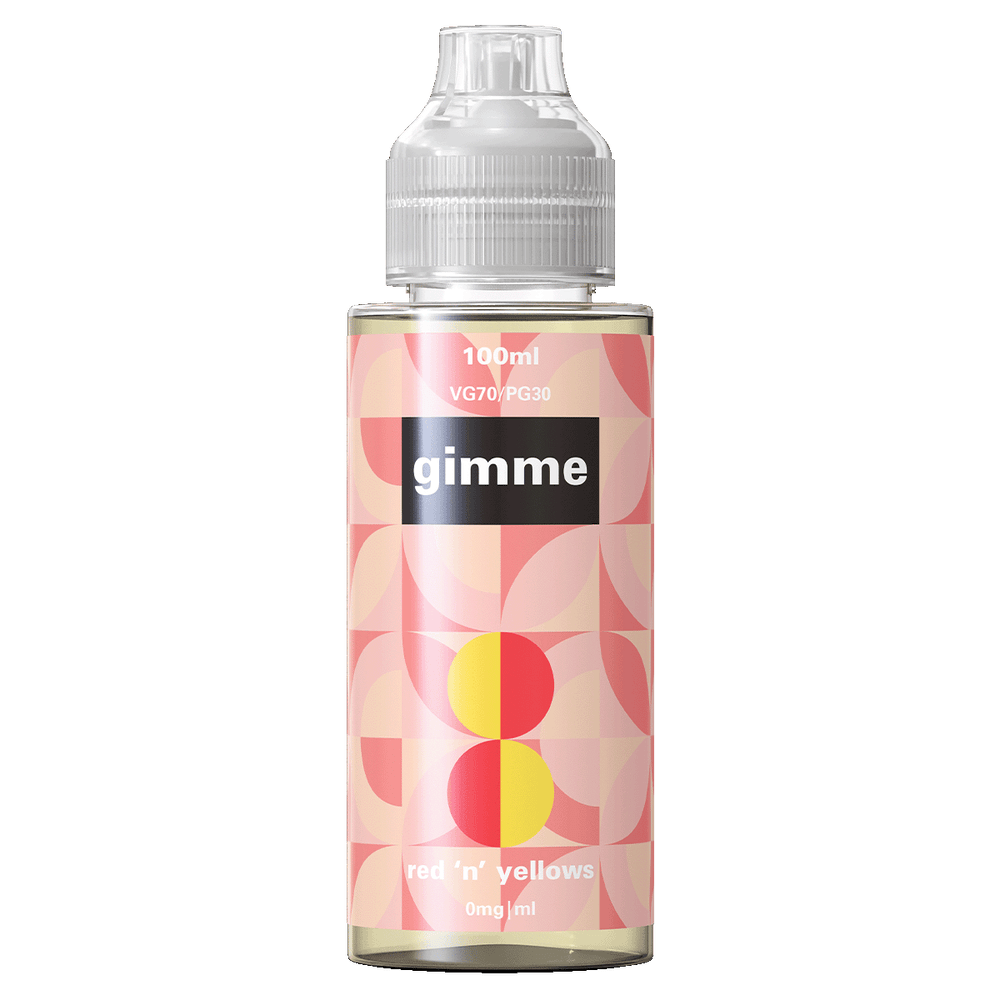 Gimme Reds 'N' Yellows Short Fill - 100ml 0mg