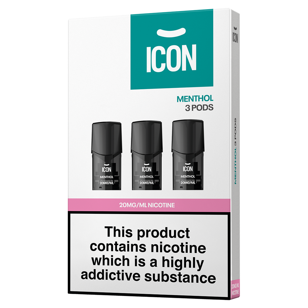 ICON Vape Menthol Pods (Pack of 3) 20mg