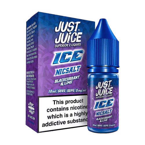 Blackcurrant & Lime Ice Nic Salt by Just Juice