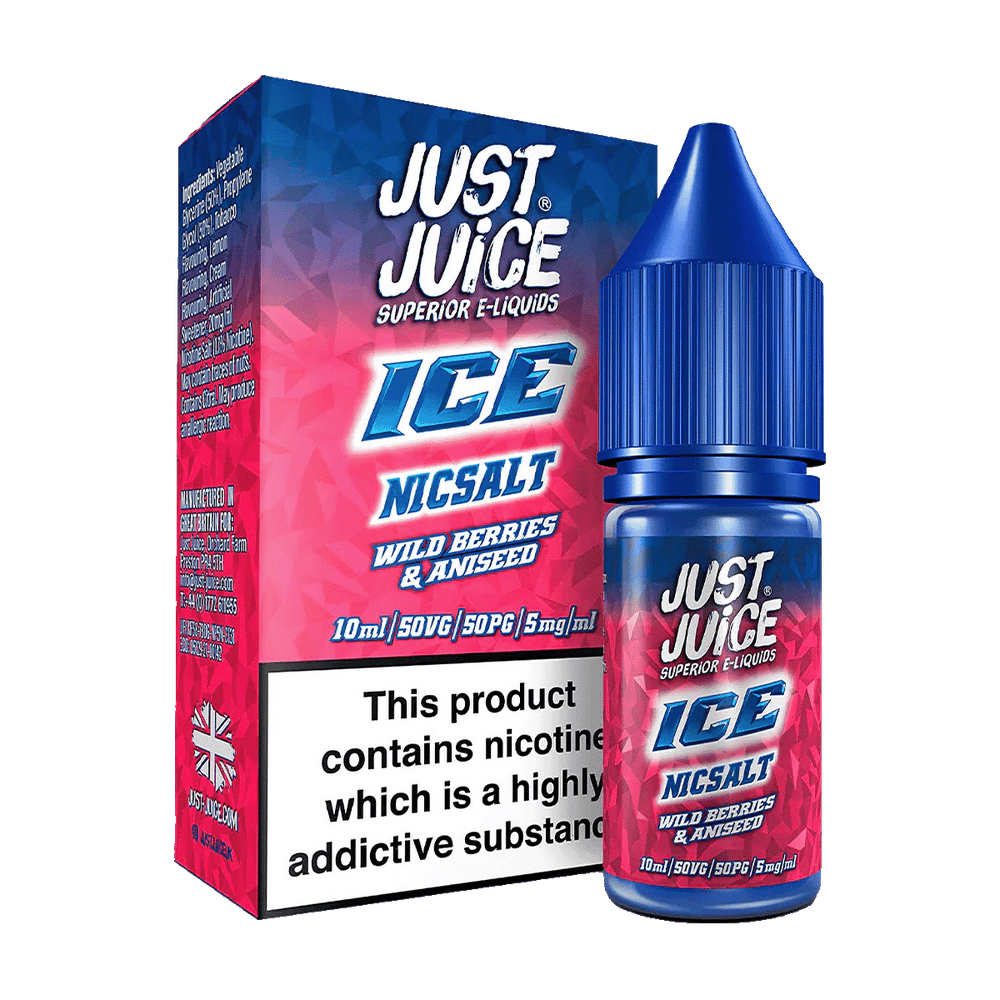 Wild Berries & Aniseed Ice Nic Salt by Just Juice