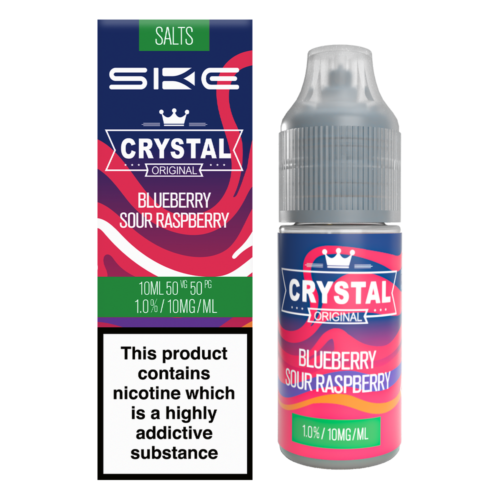 Blueberry Sour Raspberry Nic Salt by SKE Crystal 10ml 10mg