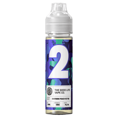 The Good Life Vape Co No. 2 - Southern Peach Ice Tea Short Fill 50ml 0mg