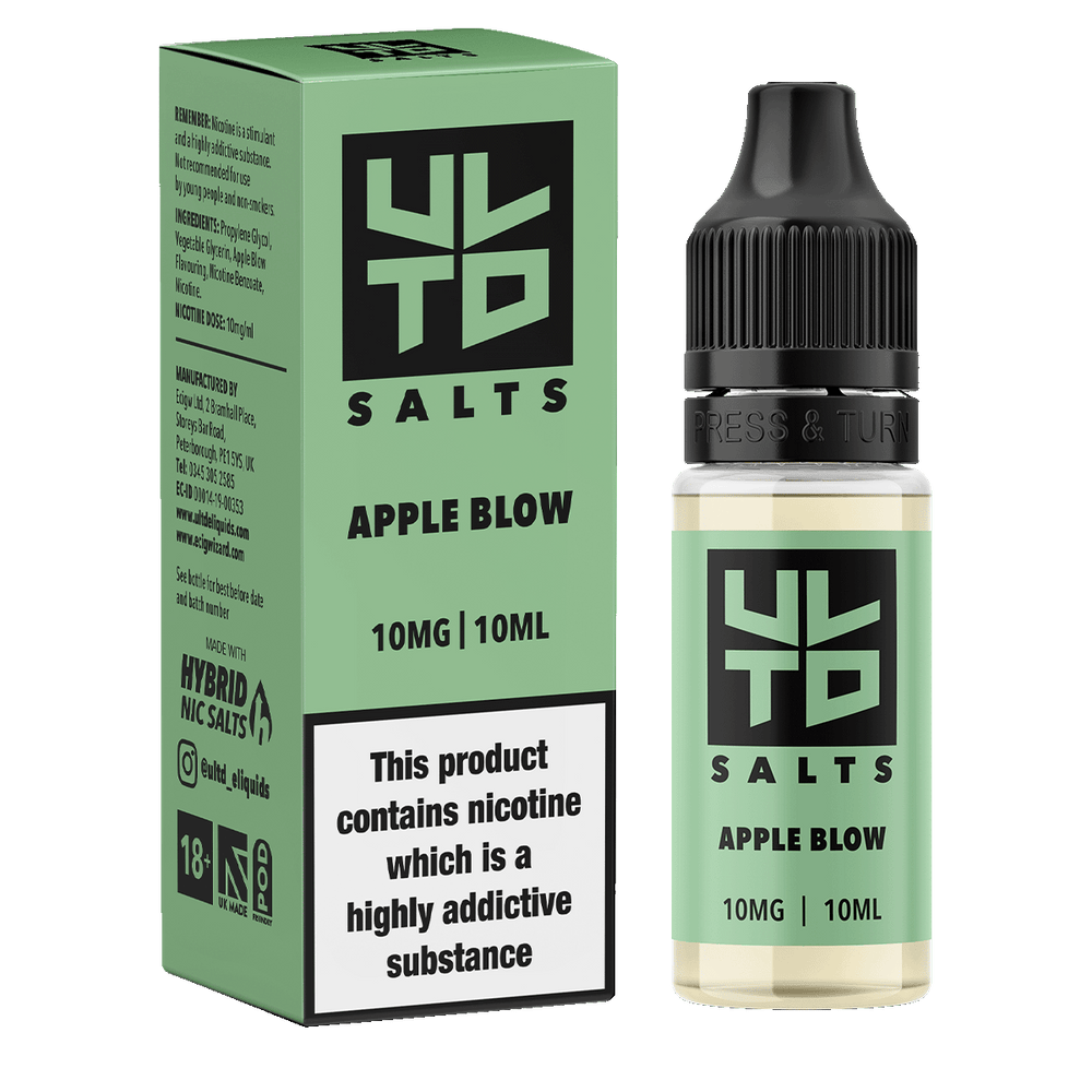 ULTD Apple Blow Nic Salt - 10ml 10mg
