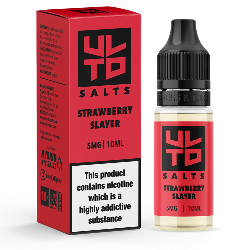ULTD Strawberry Slayer Nic Salt - 10ml 5mg