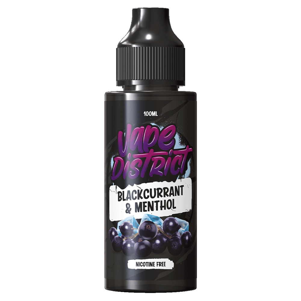 Blackcurrant & Menthol by Vape District 100ml 0mg