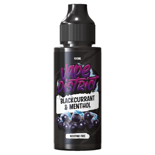 Blackcurrant & Menthol by Vape District 100ml 0mg