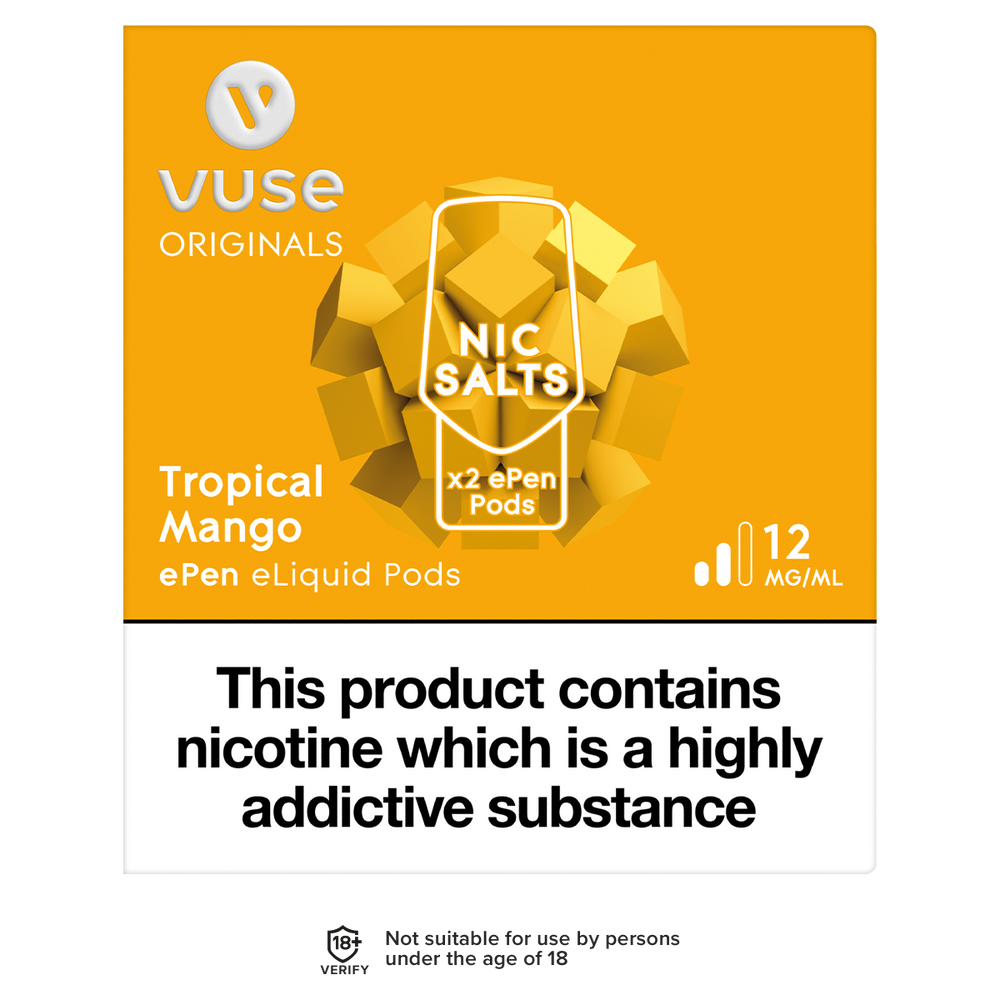 Vuse ePen Pods vPro Tropical Mango 12mg