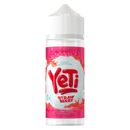 Ice Cold Strawberry by Yeti 100ml - 0mg shortfill e-liquid