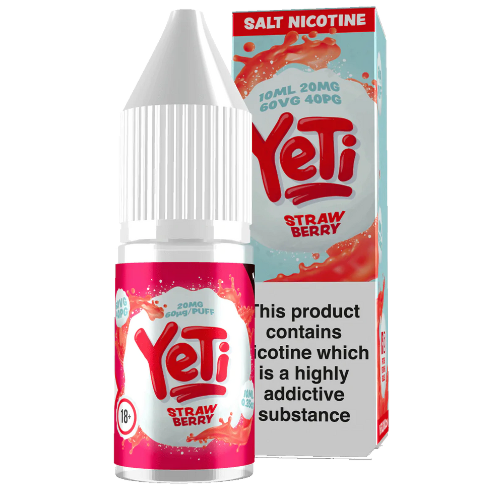 Strawberry Nic Salt by Yeti Salts